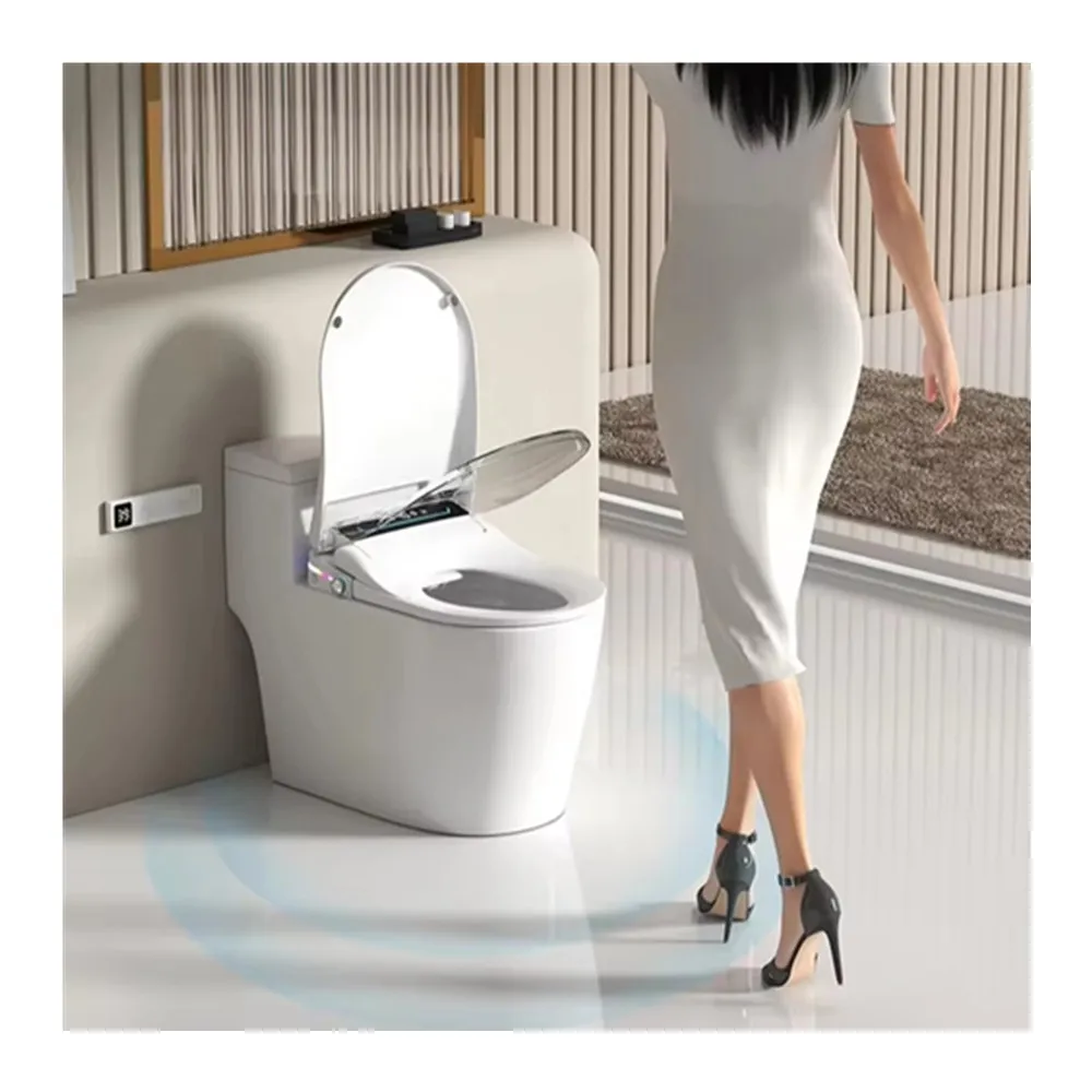 Chaozhou New Model U V Shape Inteillgent Slow Close Toilet Seats Auto Clean Smart Toilet Seat Electric Smart Seat Cover