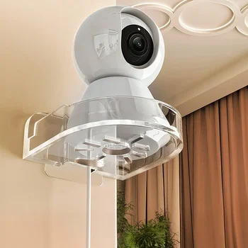Supporto da parete universale senza perforazione per telecamera CCTV: supporto di archiviazione durevole e salvaspazio 1