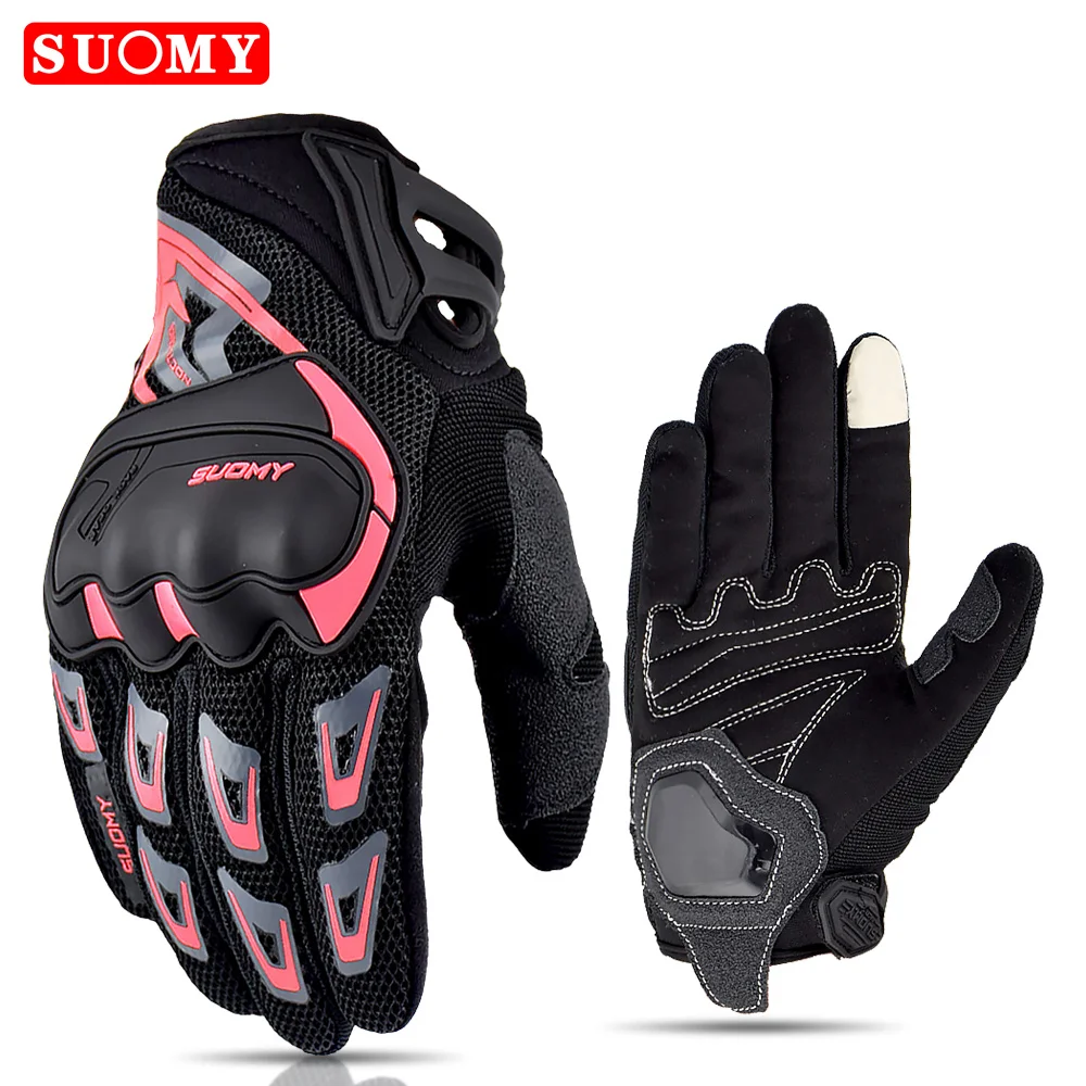 Motorcycle Gloves for Women Men Summer Touch Screen Moto Riding Protective Gear leather motorcycle gloves