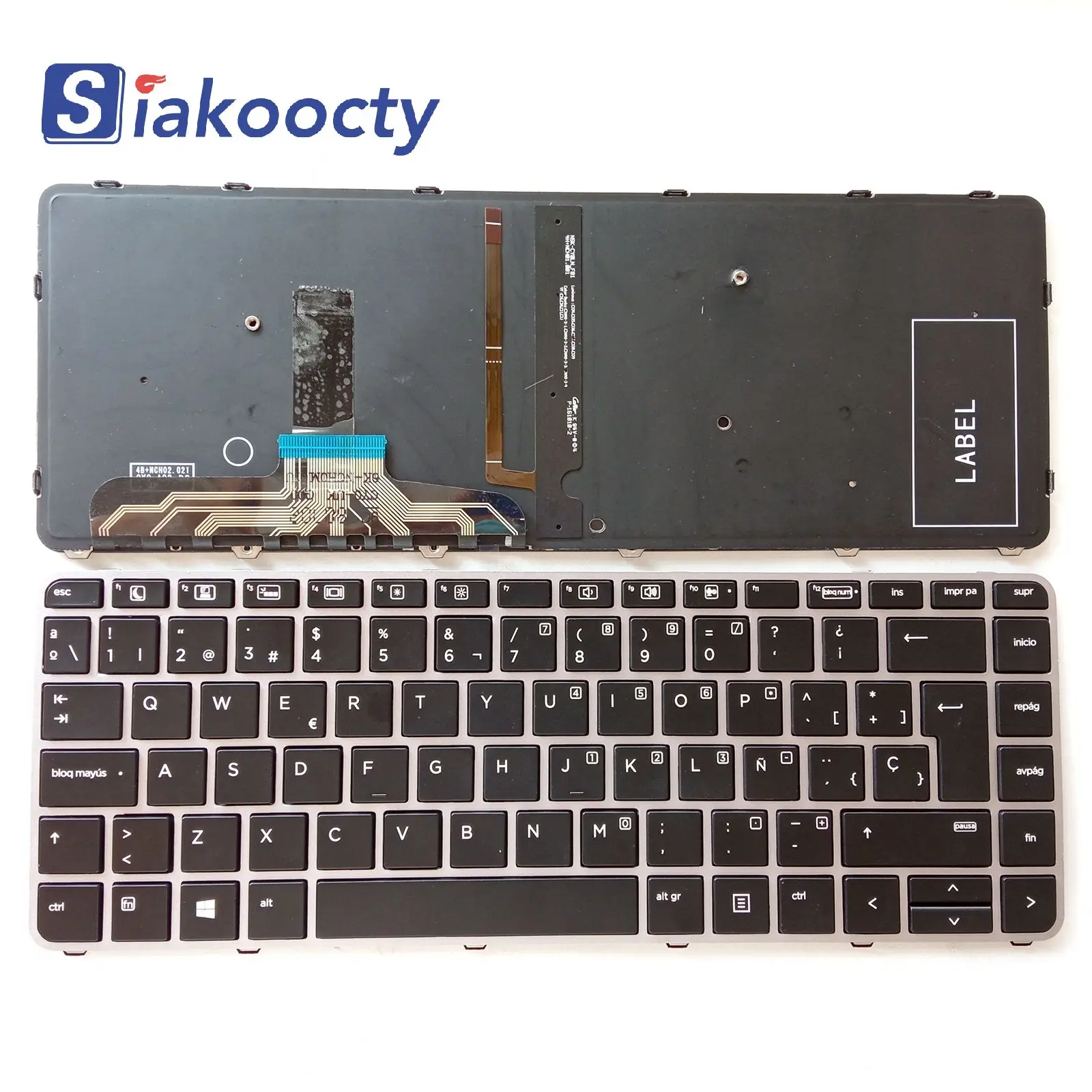 Tastiera Per Laptop Retroilluminata Sp Per Hp Elitebook Folio 1040 G3,818252-001 844423-001