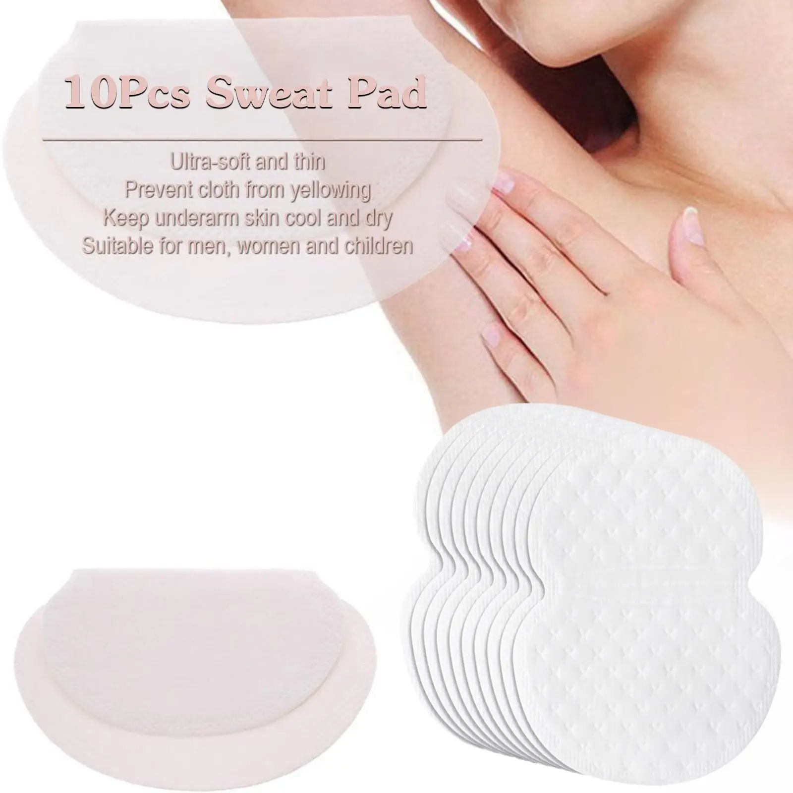 

10PCS X3set New Summer Armpit Sweat Pads Underarm Deodorants Stickers Absorbing Disposable Anti Perspiration Patch