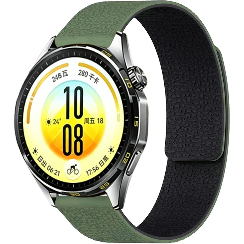 Magnetic Silicone Watch Strap (20mm/22mm) – Universal Fit