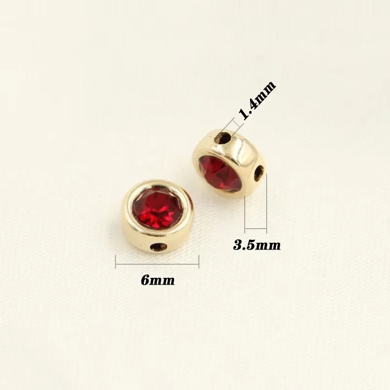 14K Gold gefüllte Perlen Zirkon Perlen Durchgangsloch 1,4 mm für Schmuck Halskette Herstellung Zubehör Gold Schmuckzubehör Rocailles – Detail 18