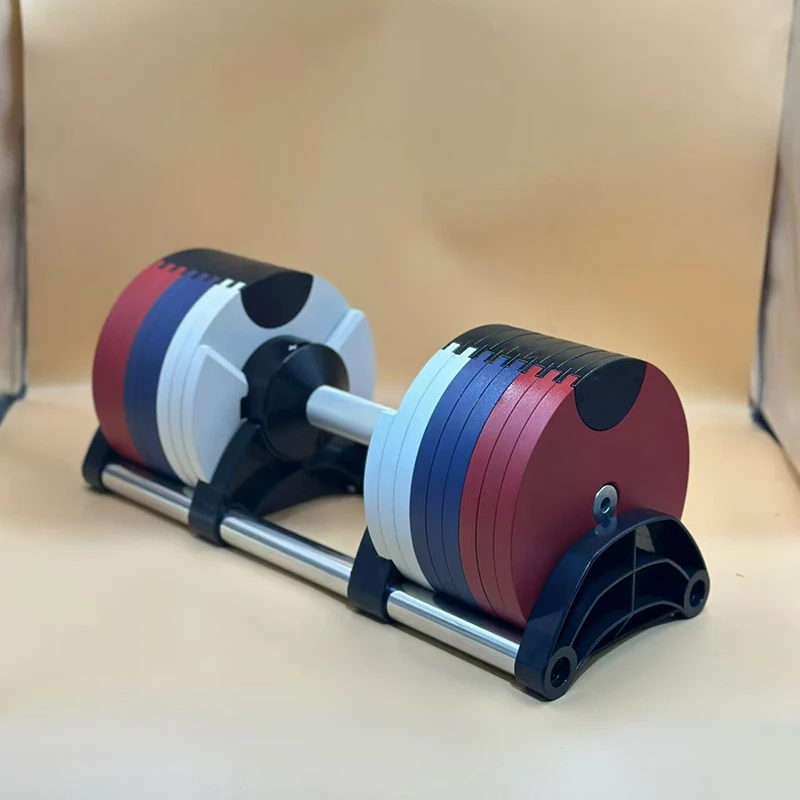 Colorful Paint Adjustable Dumbbell, Cast Iron Gym Fitness Dumbbells, New Uniform, 2kg Incremental