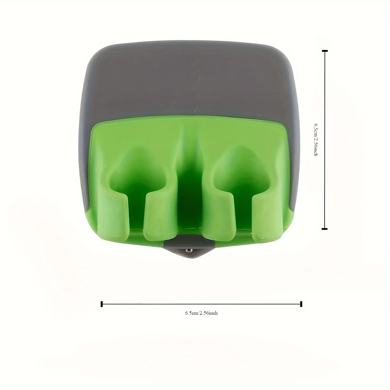 Stainless steel handheld vegetable peeler with rubber finger grip Comfortable palm peeler suitable for carrots, etc，Color random