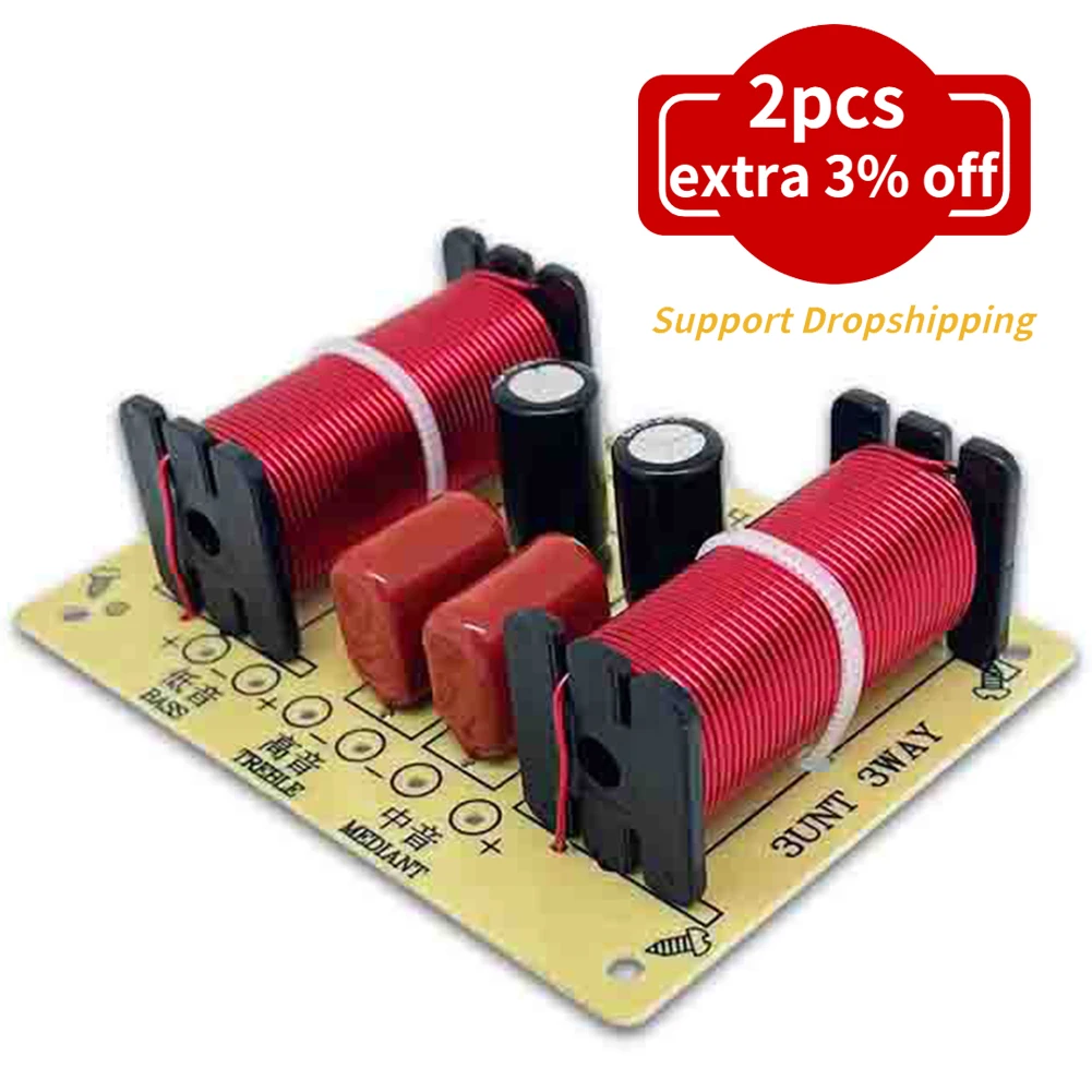 AudioSpeakerCrossoverCircuitTrebleMidrangeBassModule3Way900