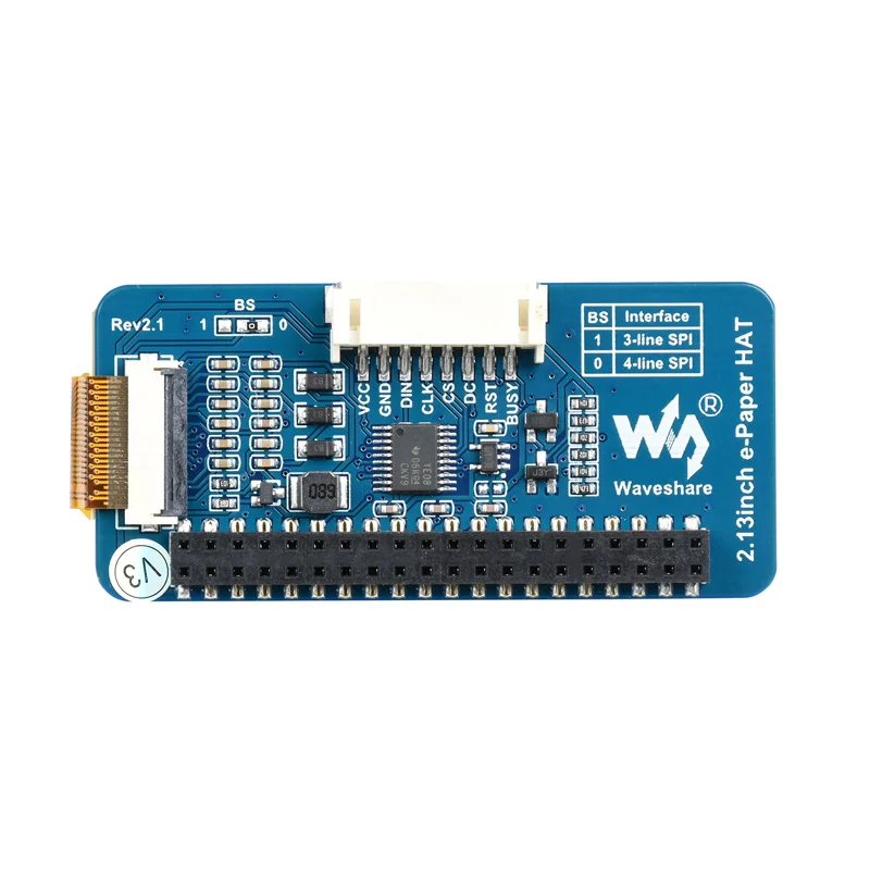 Display E-ink para Raspberry pi Interface Spi 2.13in E-paper 250x122 - Imagem 6