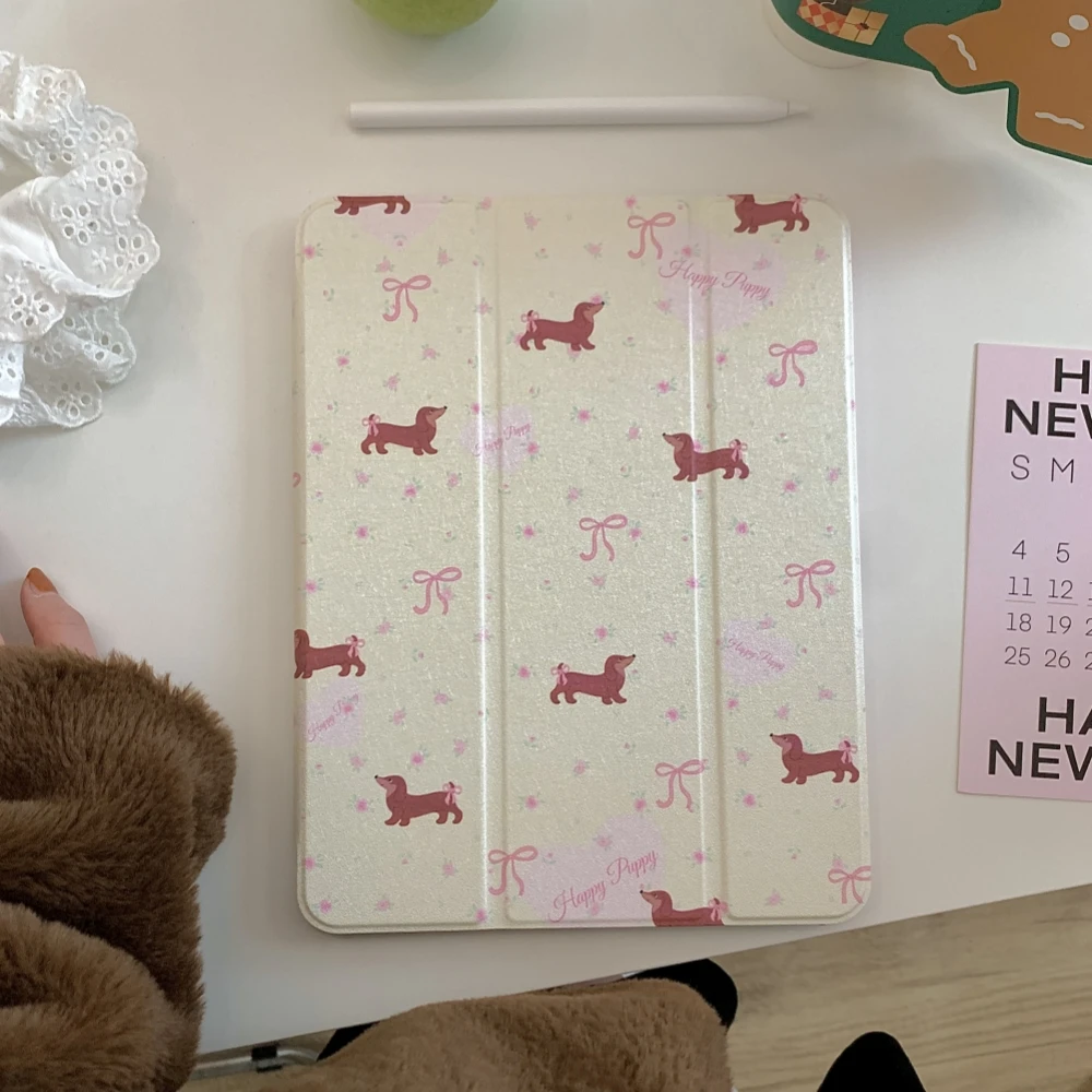 Bow Puppy Tablet Case For Apple iPad