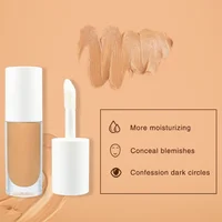 Dark Circle Cover Matte Liquid Concealer Private Label Base Waterproof Vegan Concealer Long Lasting Makeup Custom Logo 2