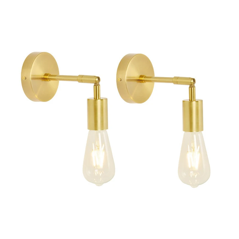 

Nordic Vintage Iron Wall Lamp Wall Lights Modern Bedroom Lamp Metal Bedside Wall Lamp Industral Bar Aisle Home Lighting Fixtures