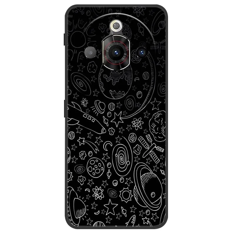 Cute Fashion Black Silicone Soft Phone Case - Shockproof Back Cover Shell
