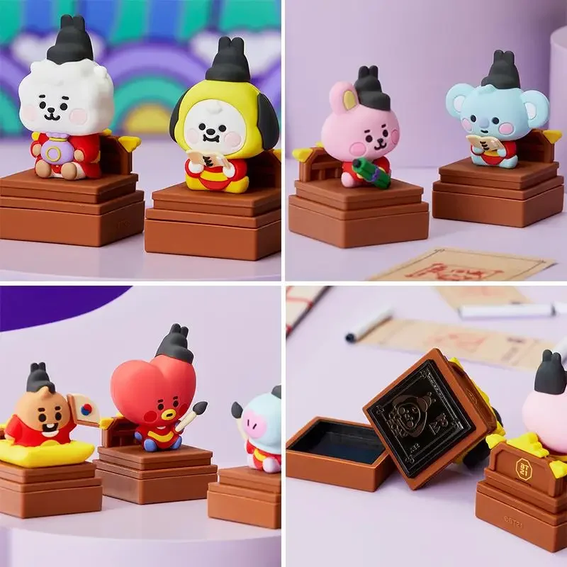 

Линия друзья Kawaii Bt21 кукла марки аниме милая Koya Rj Mang Chimmy Shooky мультфильм Diy Справочник канцелярские принадлежности искусственные игрушки подарок