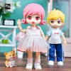 YMY Doll OB11 Movable Joint Doll GSC Face 1/12BJD Figures Anime Model Surprise Dolls  Including Doll Head, Body, Clothes, Shoes 4
