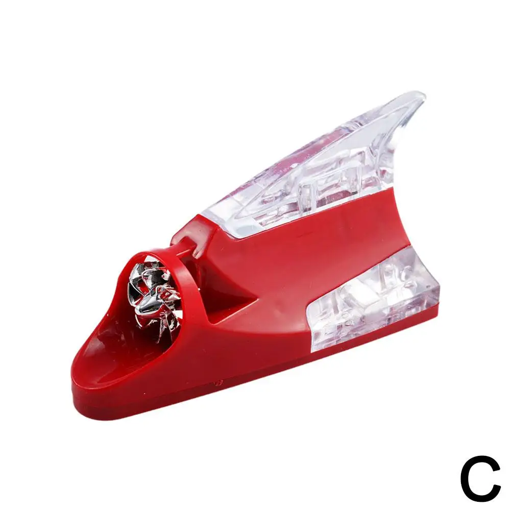 Car Auto Styling Eolico ed potere Antenna ricevente a forma di pinna di squalo Lampada lampeggiante di avvertimento a LED