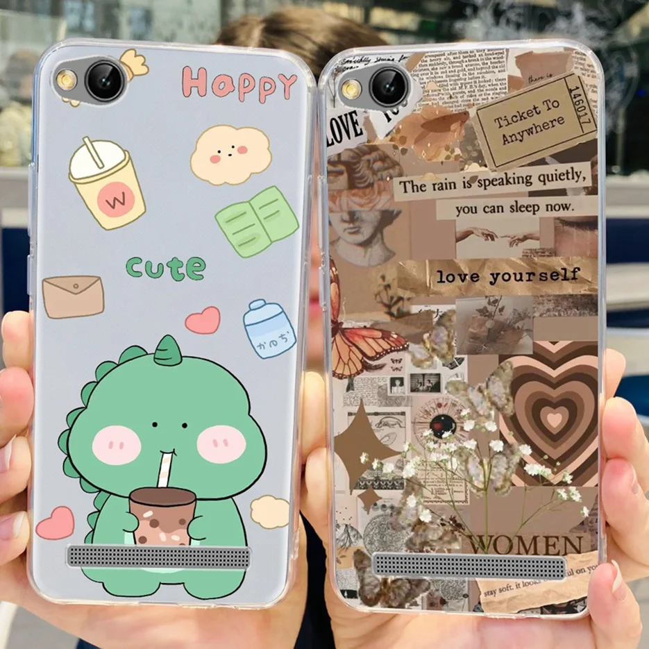 Stylish Painted Soft Slim Phone Case - TPU Back Cover