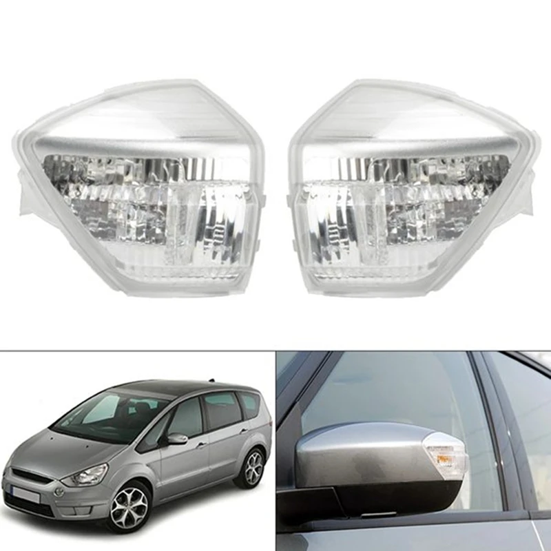 

Крышка для автомобильного зеркала заднего вида с указателем поворота для Ford C-Max 2010-2017, запасные части для автомобильного зеркала заднего вида