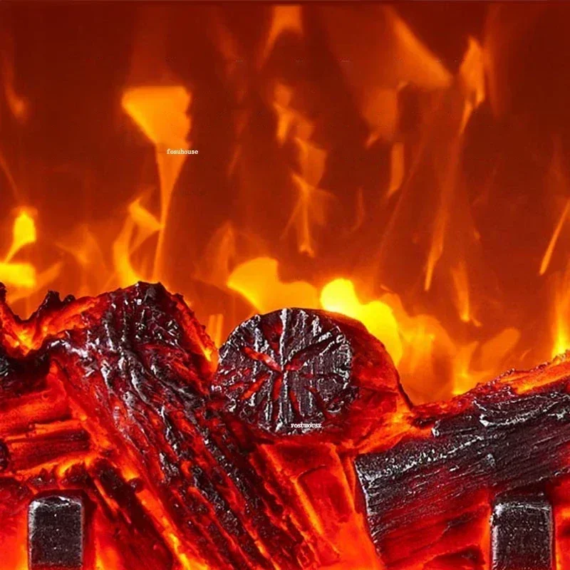 Embedded Fake Fire TV Fireplace European Living Room Decorative Cabinet Home Electronic Fireplaces Simulated Flame Heater N
