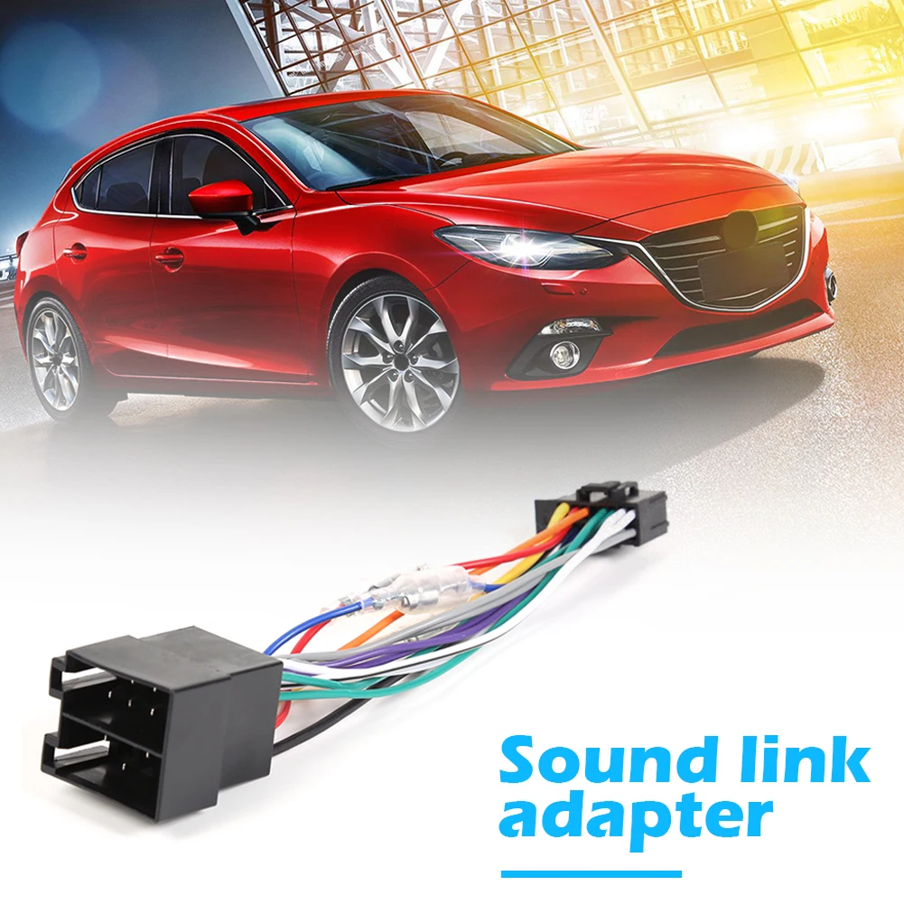 16 Pin Car Stereo Radio ISO Wiring Harness Connector Plug Cable for Pioneer