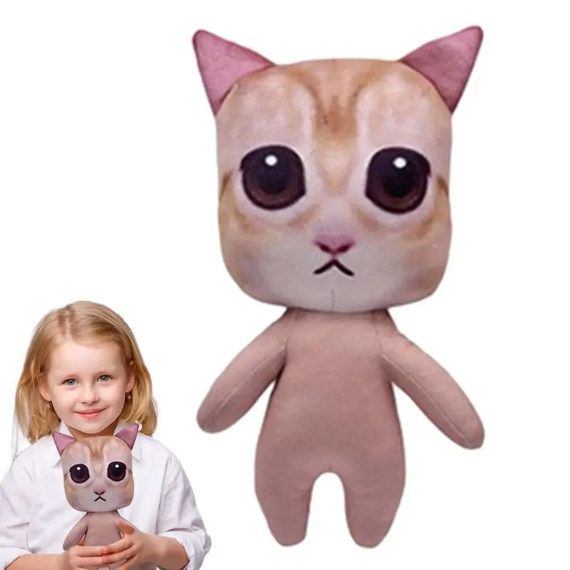 

Cat Stuffed Animal Realistic Cat Stuffed Animal Soft And Comfortable Cartoon Kitten Cats Doll Cushion Decor For Kids And Adults
