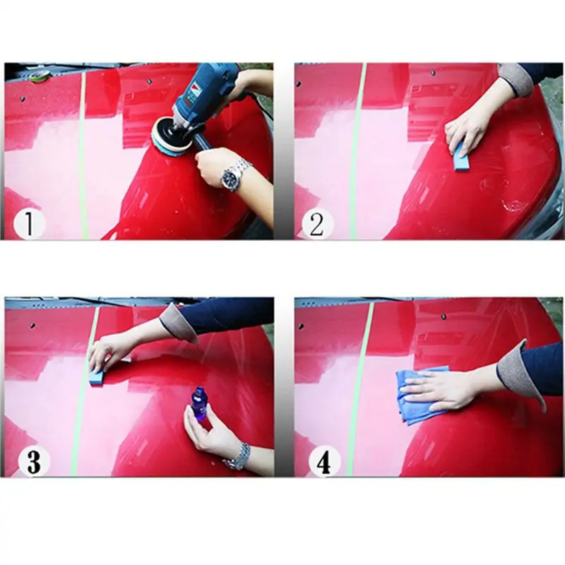 4X 자동차 스타일링 9H 자동차 초소수성 유리 코팅 자동차 액체 코트 오토바이 자동차 페인트 케어 글래스코트