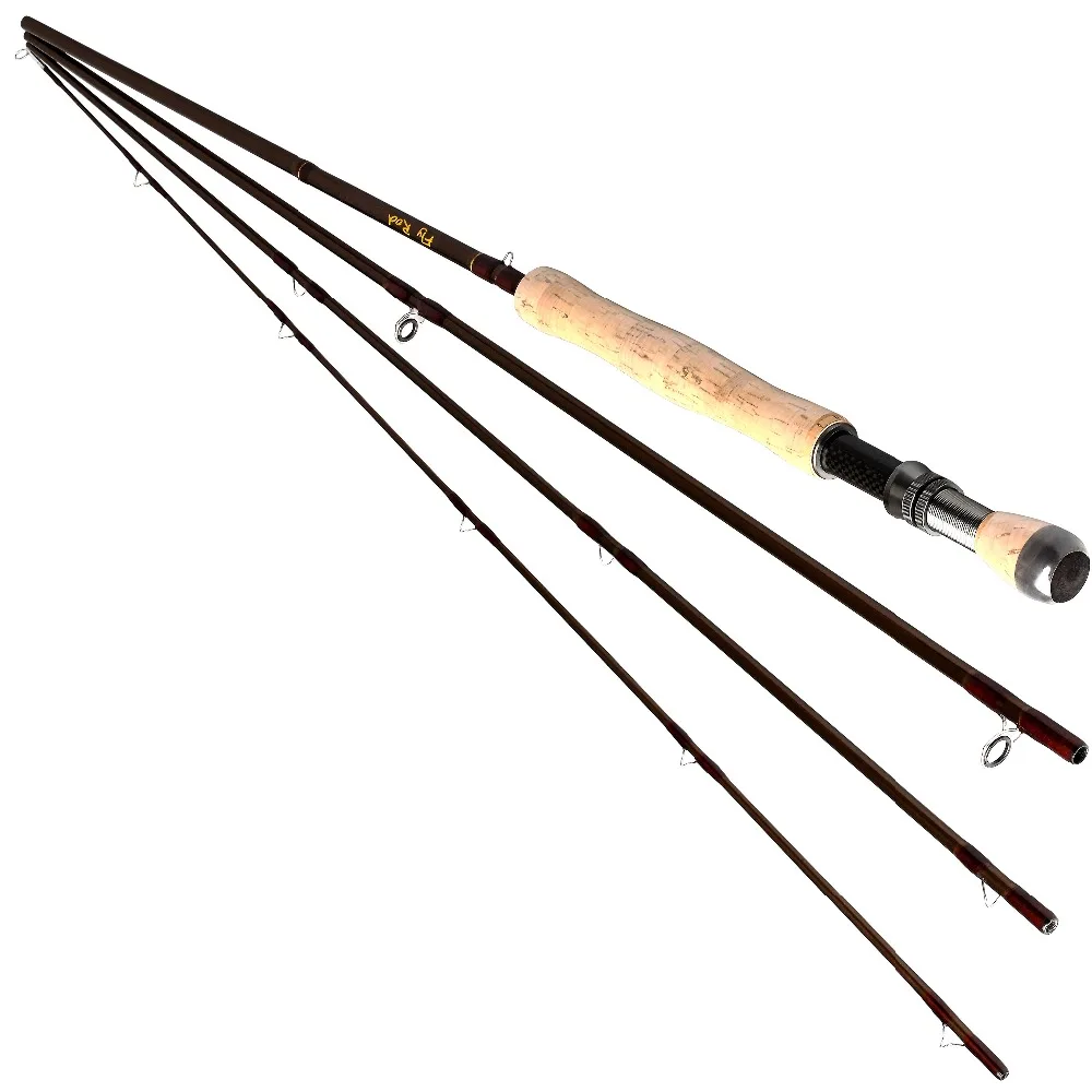 10'9 Carbon Fiber Switch 7/8WT Fly Fishing Rod 4 Pieces Sections