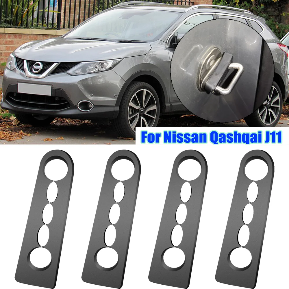 4X Car Sound Deadener Damper Door Lock Buffer Deadening For Nissan Qashqai J11 Кашкай Kashkay 2014 2015 2016 2017 2018 2019 2020