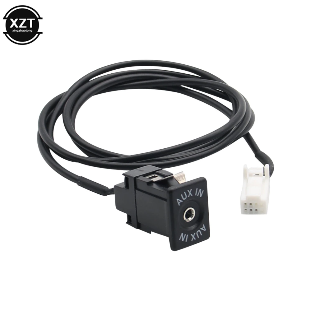 Car Radio AUXIn Socket 8PIN Plug AUX Adapter For Suzuki SX4 Grand