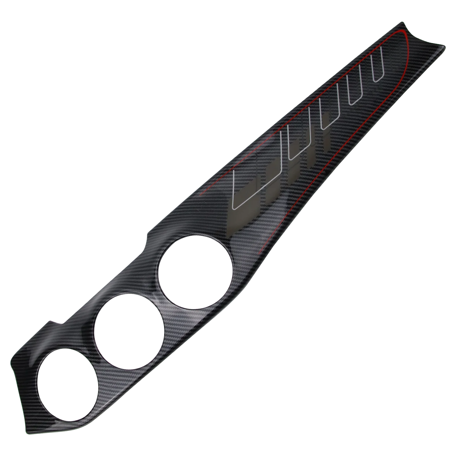 ABSCarbonFiberDashboardConsolePanelTrimStickersfor20132017