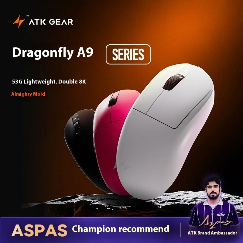 Atk Dragonfly A9 ワイヤレス Bluetooth マウス トライモード スター