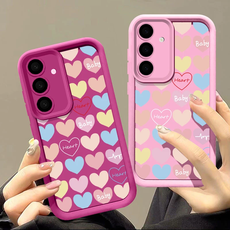 Cartoon Love Pattern Soft Phone Case Cover