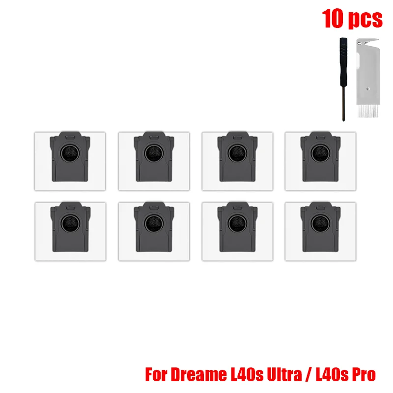 Premium Vacuum Cleaner Replacement Accessory Kit - Main Side Brush, Filter, Mop Cloths, Dust Bag