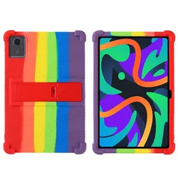 Enhanced Shockproof Silicone Tablet Cover with Stand (Colored)