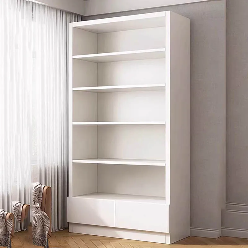 

Bookends Display Bookcases Mid Century White Bedside Wooden Bookshelf Display Cabinet Storage Estante Para Livros Home Furniture