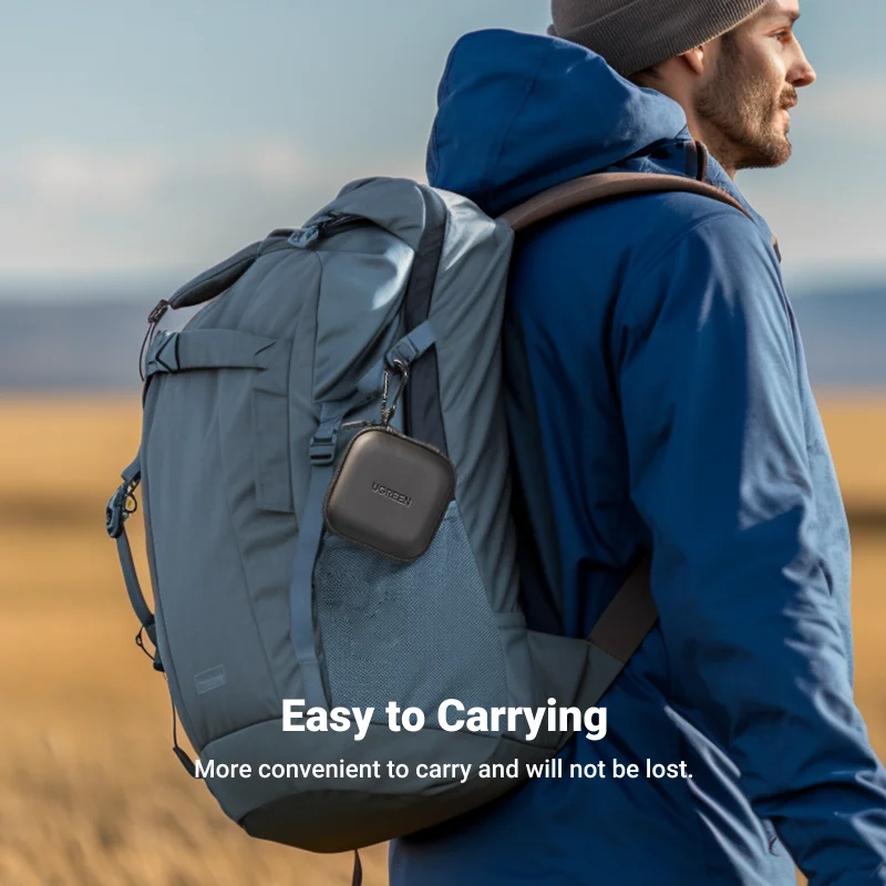 Durable Compact Earphone Accessories Carrying Case