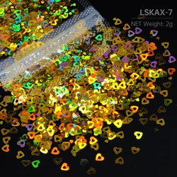 Holographic Gold Butterfly Glitter for Crafting and DIY Projects (LSKAX - 7)