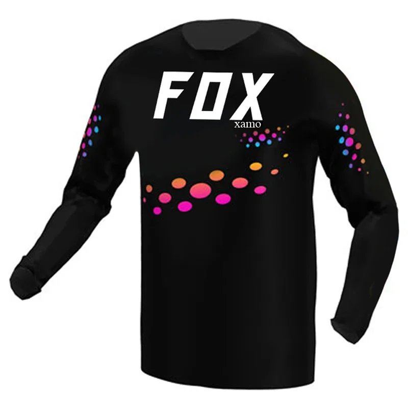 Foxxamo Moto Jersey Bmx Mtb Dh Racewear Motocross Racing Shirt Bike Riding Top Moto Ciclismo Jersey Mountain Bike