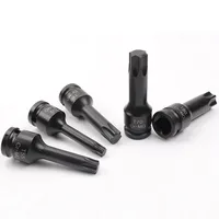 1pcs Torx Impact Socket Bits 1/2 Inch Drive Socket Adapter Screwdriver Bits T20 T25 T27 T30 T35 T40 T45 T50 T55 T60 T70 T80 T100 2