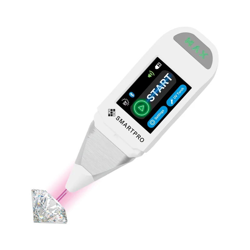 스마트프로 맥스 올인원 강력한 보석 다이아몬드 테스터 펜 합성 모이사나이트 CVD HPHT CZ 식별 테스트 기계