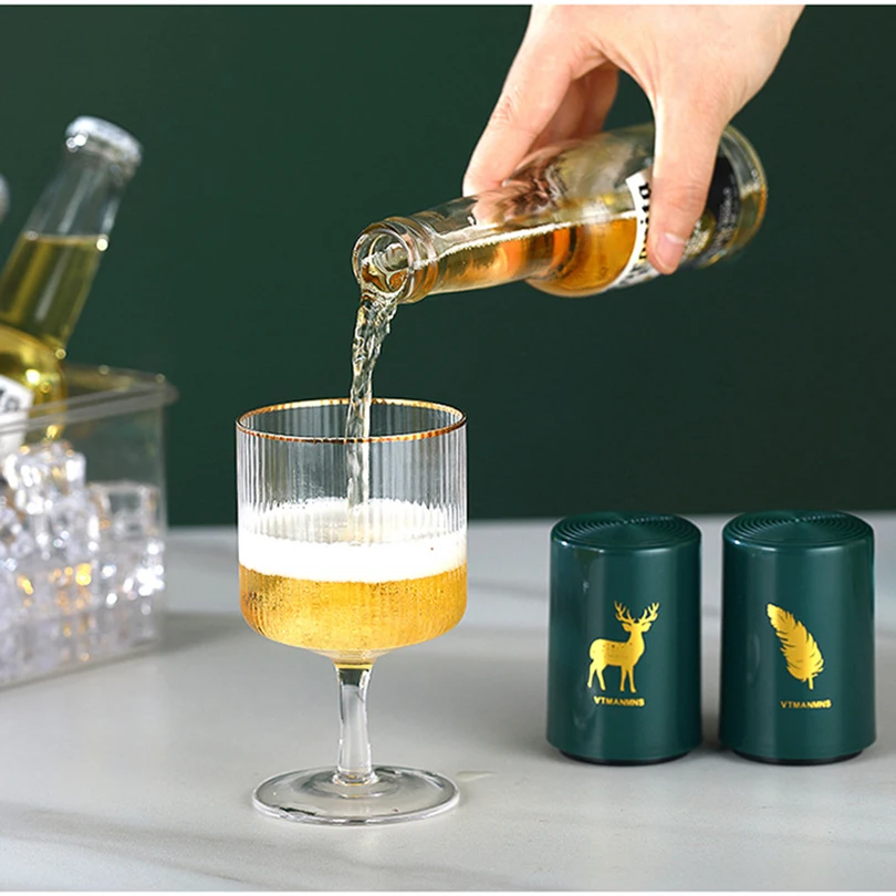 Creative Magnetic Automatic Beer Bottle Opener Kitchen Stainless Steel Press Lid Beer Corkscrew Tools Portable Bar Gadgets Tools