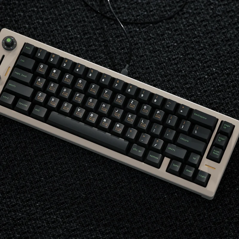 Qpbt-teclado Mecânico Cap Chave Cereja Perfil Pbt Sublimação para mx Switch Iso Enter 61 64 75 84 87 980 - Imagem 6