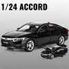 New 1:24 Honda Accord Alloy Die Cast Toy Car Model Sound and Light Children's Toy Collectibles Birthday gift 3