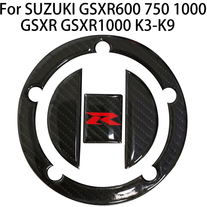 

For SUZUKI GSXR600 750 1000 GSXR GSXR1000 K3/K4/K5/K6/K7/K8/K9 Upgrade 3D Carbon Fiber Gel Gas Fuel Tank Cap Cover Pad Sticker