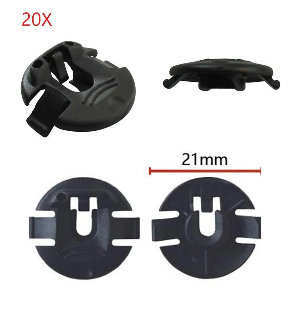 

Splash Clamp Splash Guard Clips 20piece 4F0825429A Accessories Black Fastener Inner Lining Plastic Washer For A1