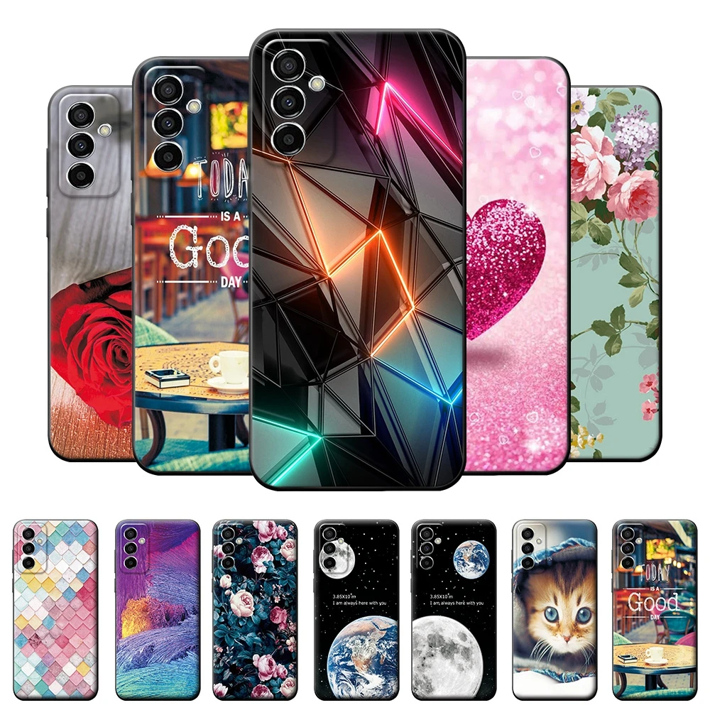 Per Samsung Galaxy M23 M52 5G Custodia Morbida In Silicone Per Samsung M52 5G Funda Coque Per Galaxy M23 Cover Posteriore Protezione