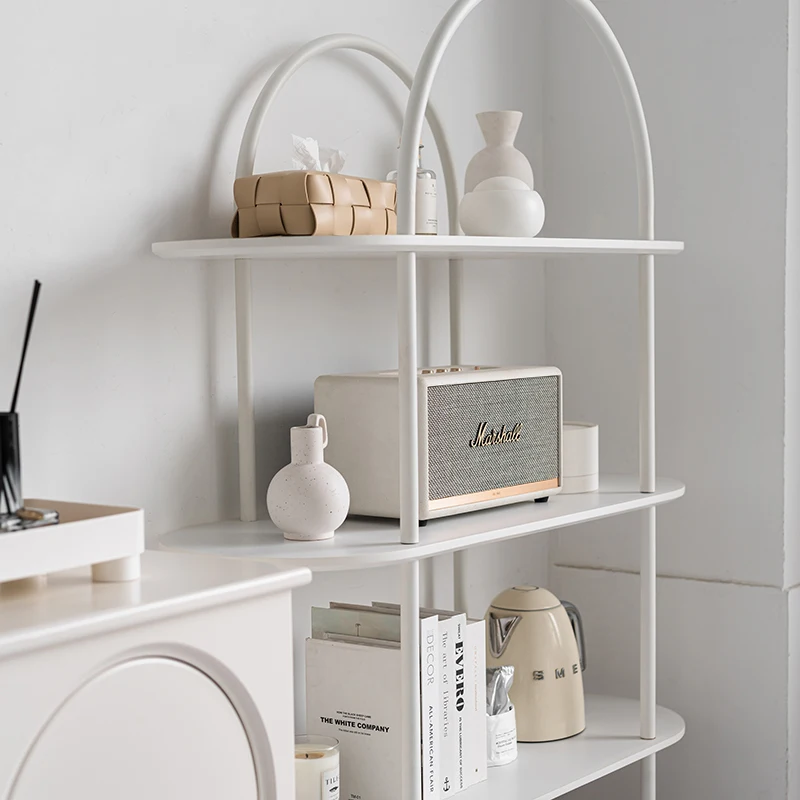 

Luxury Arched Shelving Bookshelf Living Room Landing Modern Simple Storage Shelf