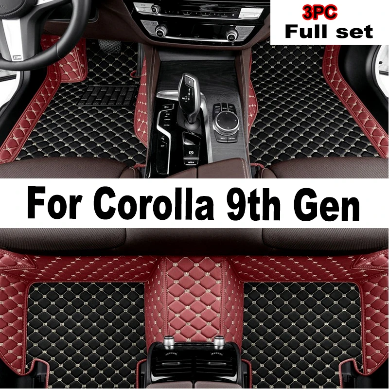 

Car Floor Mats For Toyota Corolla 9th Gen. 2000 2001 2002 2003 2004 2005 2006 Auto Foot Pads Interior Accessories
