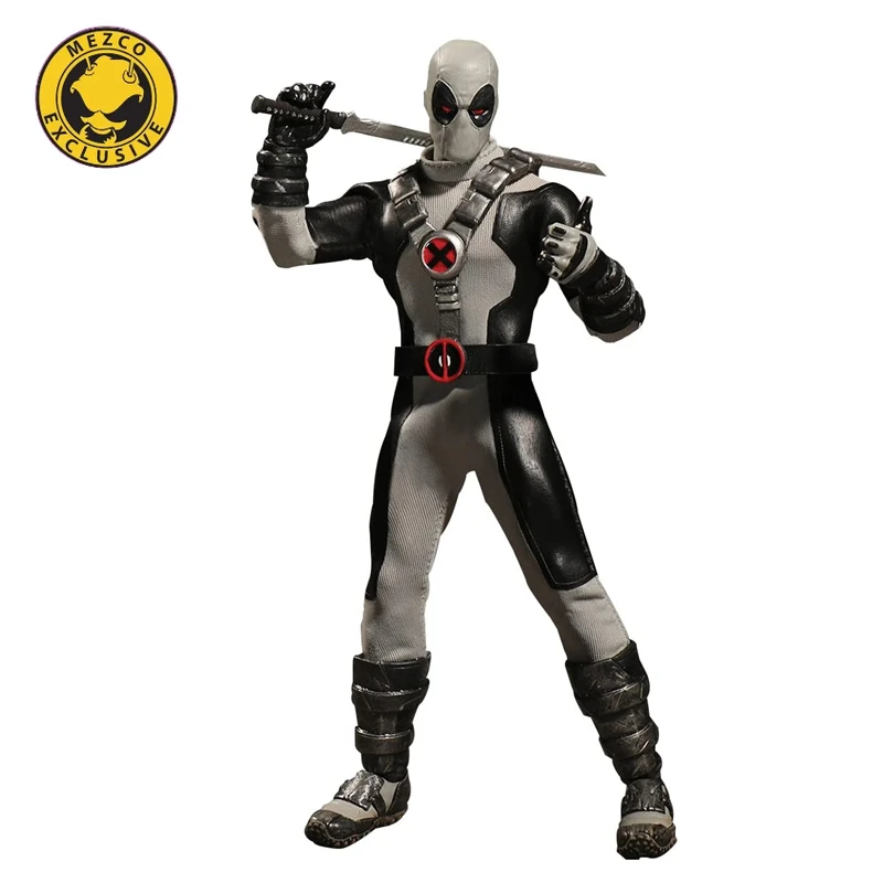 Mezco Toyz FEB178707 One: 12 Collective: Marvel X-Force Deadpool Action  Figure Anime Model Collectible Toys Children's Gifts