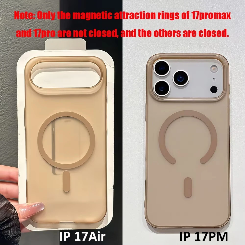 รูปสินค้า เคสใสแม่เหล็ก Magsafe ป้องกันกระแทก iPhone 17-11 Pro Max Plus