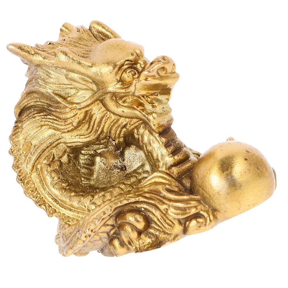 

Mini Zodiac Dragon Figurine Miniature Dragon Statue Vintage Dragon Desktop Ornament