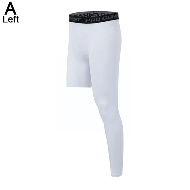 Men Base Layer Exercise Trousers Compression Running Football Leg